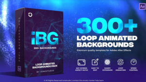 پروژه آماده افتر افکت 300 بک گراند لوپ iBG Loop Background