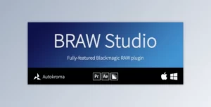 دانلود پلاگین BRAW Studio برای وارد کردن ویدیو Blackmagic در پریمیر پرو