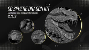 مجموعه براش اژدها برای زیبراش Dragon Kit Alphas
