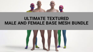 Ultimate Textured Male And Female Base Mesh Bundle