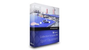مجموعه مدل سه بعدی تجهیزات ورزشی CGAxis Models Volume 88 Sport