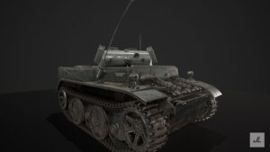 مدل سه بعدی تانک جنگ جهانی WW2 Tank 2