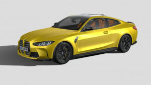 مدل سه بعدی خودرو بی ام و BMW M4 G82 2021