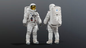 مدل سه بعدی لباس فضانورد ناسا Spacesuit Nasa Apollo