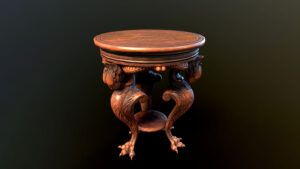 مدل سه بعدی میز عتیقه Antique Table