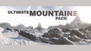 پروژه Cinema 4D مجموعه کوه Ultimate Mountains Pack
