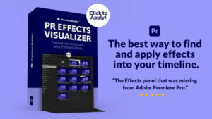 پلاگین پریمیر 140 افکت ساخت کلیپ PR Effects Visualizer