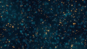 فوتیج بک گراند تیره با ذرات ستاره درخشان متحرک