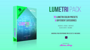 پکیج پریست رنگ پریمیر Lumetri Color Presets Pack