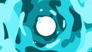 پروژه افترافکت لوگو با چرخش آب Water Logo + موسیقی