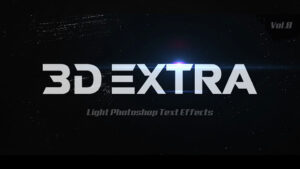 ۱۰ استایل فتوشاپ برای ایجاد افکت متن سه بعدی با نور