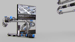 پلاگین سینما فوردی Pipes Generator برای ساخت سیستم لوله‌ کشی