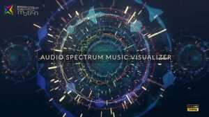 پروژه افترافکت ویژوالایزر موزیک Audio Spectrum Music Visualizer