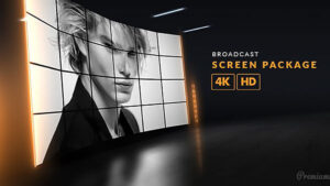پروژه افترافکت مجموعه صفحه نمایش برودکست Broadcast Screen Package