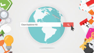 پروژه افترافکت تیزر تبلیغاتی وبسایت Clean Explainer Kit
