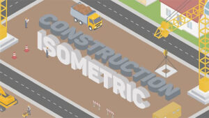 پروژه افترافکت تیزر تبلیغاتی ایزومتریک ساخت و ساز Construction Isometric