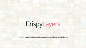 پروژه افترافکت مجموعه پریست ویدیویی CrispyLayers Graphics Pack