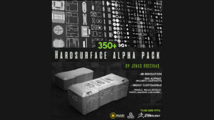 مجموعه تصاویر آلفا برای مدلسازی Hard Surface Alpha Pack