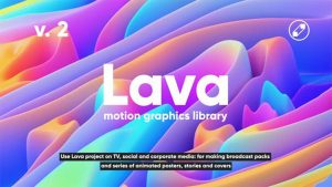پروژه افترافکت موشن گرافیک برای شبکه اجتماعی Lava Social Media Pack