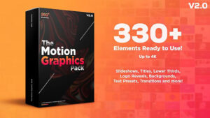 پروژه افترافکت مجموعه اجزای موشن گرافیک Motion Graphic Pack