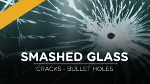 مجموعه تصاویر شیشه شکسته Smashed Glass Effects Pack