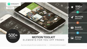 پروژه افترافکت جعبه ابزار ساخت تیزر تبلیغاتی اپلیکیشن Ultimate App Promo