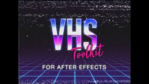 پروژه افترافکت مجموعه اجزای سیستم ویدیوی خانگی VHS Toolkit