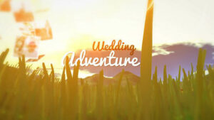 پروژه افترافکت نمایش عکس های عروسی Wedding Adventure