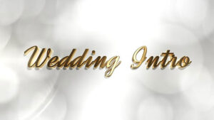 پروژه افترافکت اینترو عروسی Wedding Intro