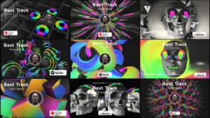 پروژه افترافکت ویژوالایزر موزیک 3D Music Visualizer