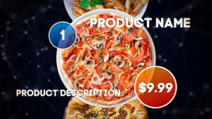 پروژه افترافکت تیزر تبلیغاتی رستوران Food Menu Restaurant Display