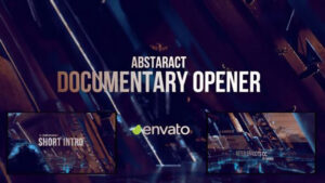 پروژه افترافکت افتتاحیه مستند Abstract Documentary Opener