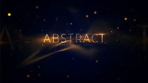 پروژه افترافکت تریلر انتزاعی Abstract Elegant Titles