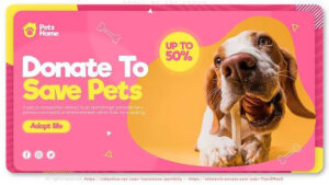 پروژه افترافکت تیزر حمایت از حیوانات Adopt Me Pet Promo