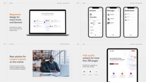 پروژه افترافکت تیزر تبلیغاتی وبسایت Alpha App Website Promo