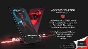 پروژه افترافکت تیزر تبلیغاتی اپلیکیشن App Promo Builder
