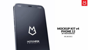 پروژه موکاپ تبلیغاتی اپلیکیشن App Promo Mockup Phone 12