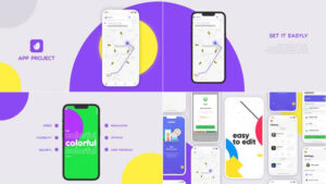 پروژه رایگان افترافکت تیزر تبلیغاتی App Promos