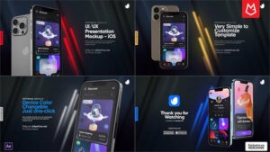 پروژه افترافکت تیزر تبلیغاتی اپلیکیشن App Promo Phone 13
