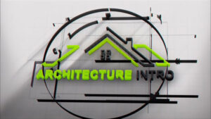 پروژه افترافکت نمایش لوگو معماری Architect Logo Intro