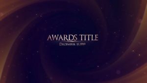 پروژه افترافکت نمایش عناوین مراسم جوایز Awards Title