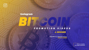 پروژه افترافکت تیزر تبلیغاتی بیت کوین Bitcoin Promotion Instagram
