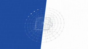 پروژه افترافکت نمایش لوگو با استایل طرح اولیه Blueprint Grid Logo