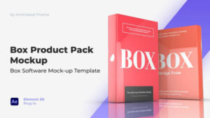 پروژه افترافکت موکاپ محصول جعبه ای Box Product Mockup