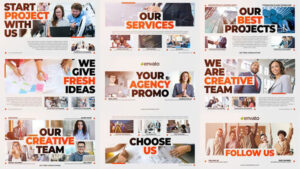 پروژه افترافکت تیزر تبلیغاتی آژانس کسب و کار Business Agency Promo