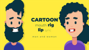 پروژه افترافکت ساخت ریگ کارتونی دهان Cartoon Mouth Rig
