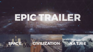 پروژه افترافکت تریلر سینمایی Cinematic Epic Trailer