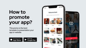 پروژه افترافکت تیزر تبلیغاتی اپلیکیشن Clean App Promo