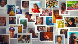 پروژه افترافکت نمایش لوگو Community Multi Photo Frames Logo Opener