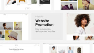 پروژه افترافکت تیزر تبلیغاتی وبسایت شرکت Corporate Website Promo